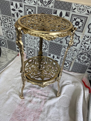 Vintage ornate cast brass - ornate,