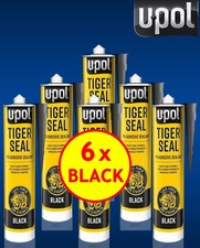 6x UPOL Tiger Seal Black 310ml