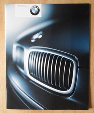 BMW RANGE 2002 UK Mkt Prestige