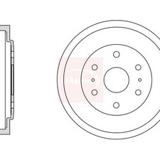 For TOYOTA HIACE IV H1 H2 1995 to 2012 Break Drum DRM9972