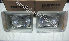 FIAT PANDA 141 4X4 750 1000 DAL 1986 COPPIA FARI FANALI ANTERIORI DEPO MANUALI