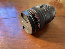 Canon Zoom Lens EF 24-105mm 1:4 L IS USM Used Very Good Condition Inc. Lens Hood