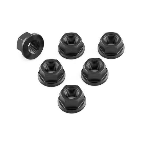 Titanium sprocket nuts m10 - nuts, x6
