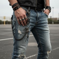 Men Women Dark Silver Wallet