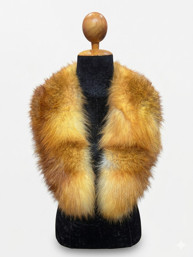 Genuine red fox fur - fox, neckwarmer