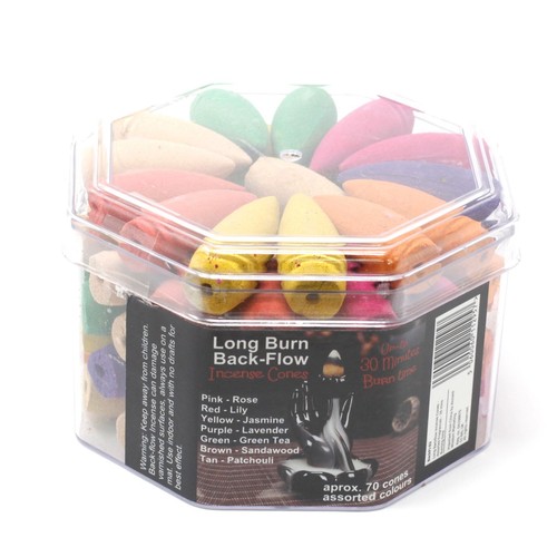 Long backflow incense cones - cones,