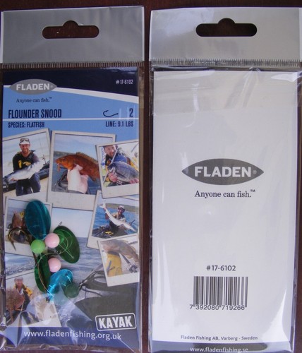 Fladen kayak flounder - , snood