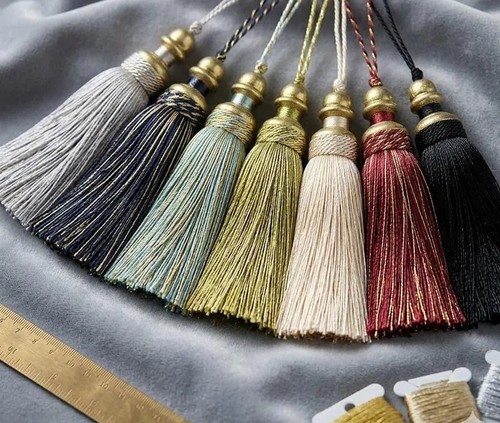 Decorative key tassels - key, tassels,