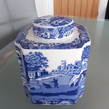 Vintage Spode Blue Italian Tea