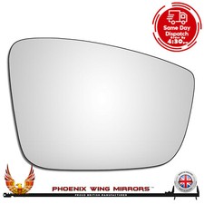 For VW UP! 2011-2016 Convex Wing Door Mirror Glass Right Hand Drivers Side