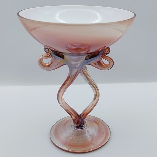 Art glass bowl - art, krosno