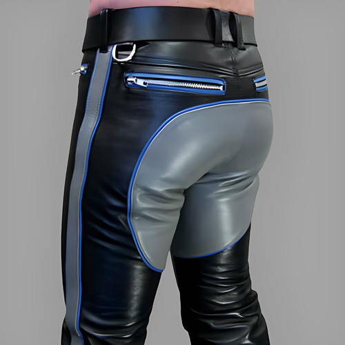 Mens real leather pants - mens,
