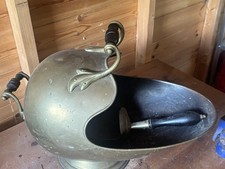 Vintage brass coal scuttle - vintage,