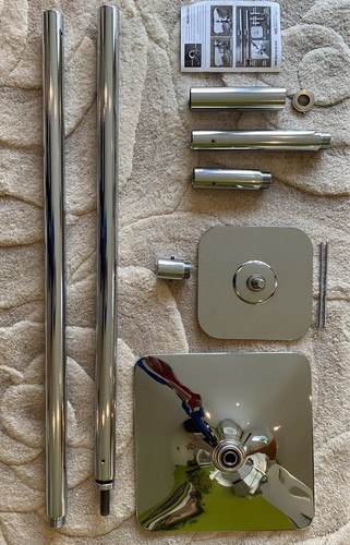 Platinum poles 45mm - platinum,