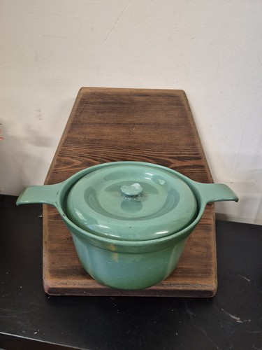 Vintage cast iron cooking pot - vintage,