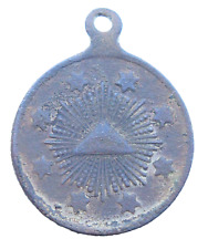 Antique Old Masonic Medallion Pendant ''Eye Оf Providence'' (Y24-01)