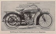 NSU Single Cylinder Motorcycle - 1926 - Historical Picture ~13x8cm -