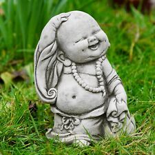 Wandering Monk Stone Statue | Buddha Oriental Garden Outdoor Decoration Ornament
