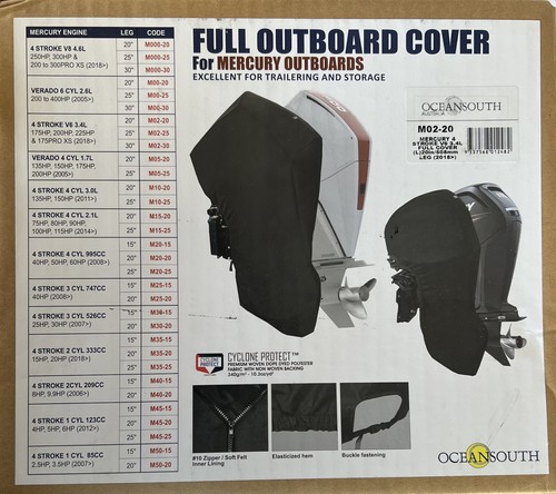 Full outboard cover - cover, mercury