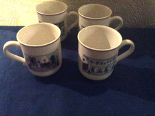 Villeroy & Boch Naif Christmas Mugs X 4