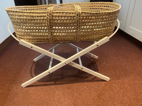 Moses basket and stand - set,