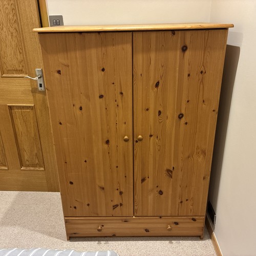 Solid pine wardrobe - solid, wardrobe/tallboy