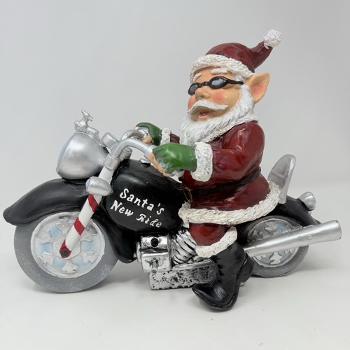 Santa biker gnome - biker,