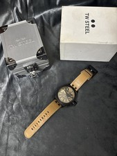 TW Steel Canteen Automatic Men’s Watch 50mm   Black & Tan Excellent Condition