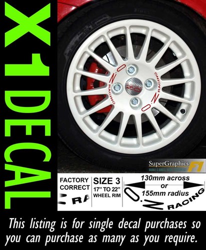 Centre wheel decal sticker for - wheel,