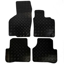 For VW Passat Car Mats 2005-2015 (B6 B7) Rubber Black 4pc Floor Set Volkswagen