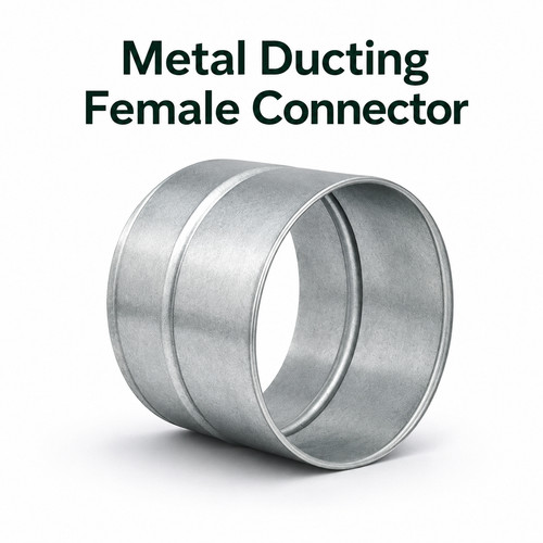 Metal ducting female connector - metal,