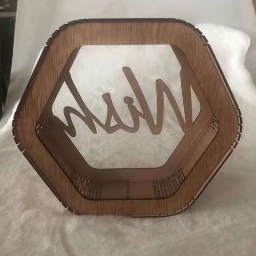 Wedding reception wooden card - wooden,