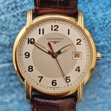 Vintage Longines Quartz Men's Wristwatch Ref L4.697.2 Box And Papers