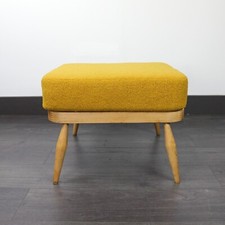 Mustard Boucle Replacement Cushions for Ercol 205 Footstool