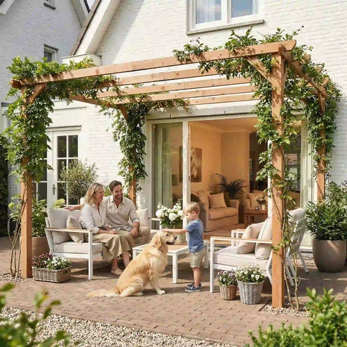 Garden pergola kit gazebo - pergola,