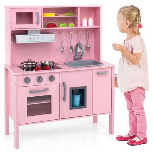 Wooden kids play kitchen - wooden,