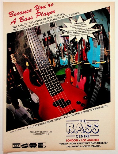 1990s the bass centre studio - centre,