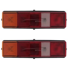 Rear Lights Ford Transit Tipper Tail Lamps Pickup Luton Mk5 1 Pair Left & Right
