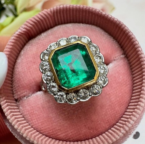 3ct emerald ring - 3ct,