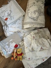 Winnie The Pooh Cot Bedding Set & Curtains