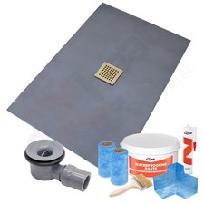 Wet Room Shower Tray Kit