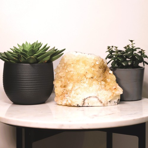 Citrine geode cluster crystal - cluster,