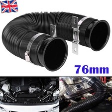 Ram Cold Air Intake Pipe Tube Hose Duct Flexible Induction Turbo Inlet Kit 76MM