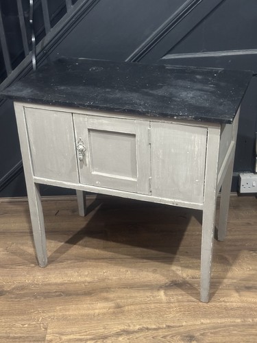 Antique french painted table - french,