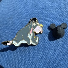 Disney Winnie The Pooh Mickey Trading Pin Eeyore Bee on Nose 2006 Authentic