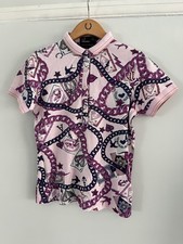 Fred Perry x Amy Winehouse Polo Shirt UK 10 Cards And Chains Design