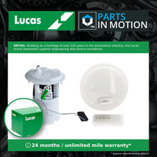 Fuel Pump fits PEUGEOT 308 CC, Mk1 1.6 In tank 07 to 14 Lucas 1525NQ 9681234180