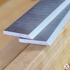 HSS Planer Blades1 Pair Made to Specification No Slots Holes Spares Brand New