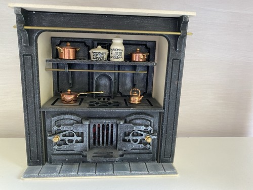 Dolls house kitchen stove oven - stove,