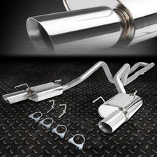 FOR 05-10 FORD MUSTANG 4.0 V6 STAINLESS STEEL CATBACK EXHAUST SYSTEM+MUFFLER TIP
